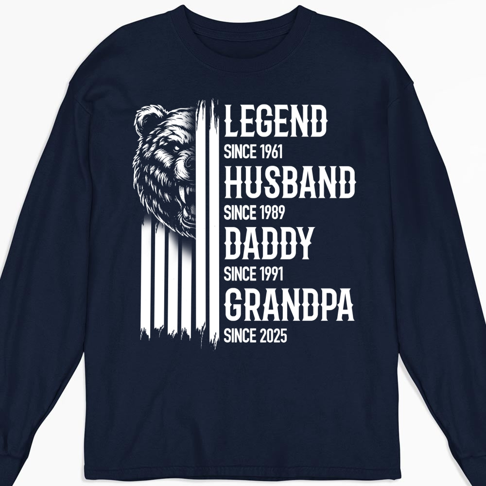 Custom Christmas & Birthday Gift for Dad, Grandpa • A True King - Personalized Shirt