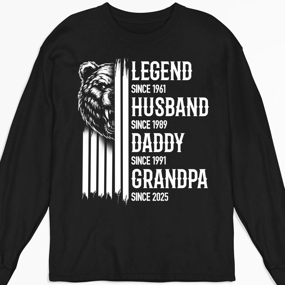 Custom Christmas & Birthday Gift for Dad, Grandpa • A True King - Personalized Shirt