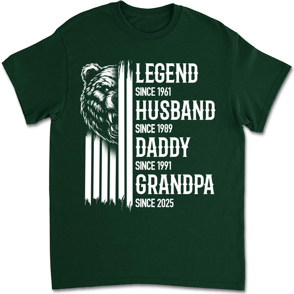 Custom Christmas & Birthday Gift for Dad, Grandpa • A True King - Personalized Shirt
