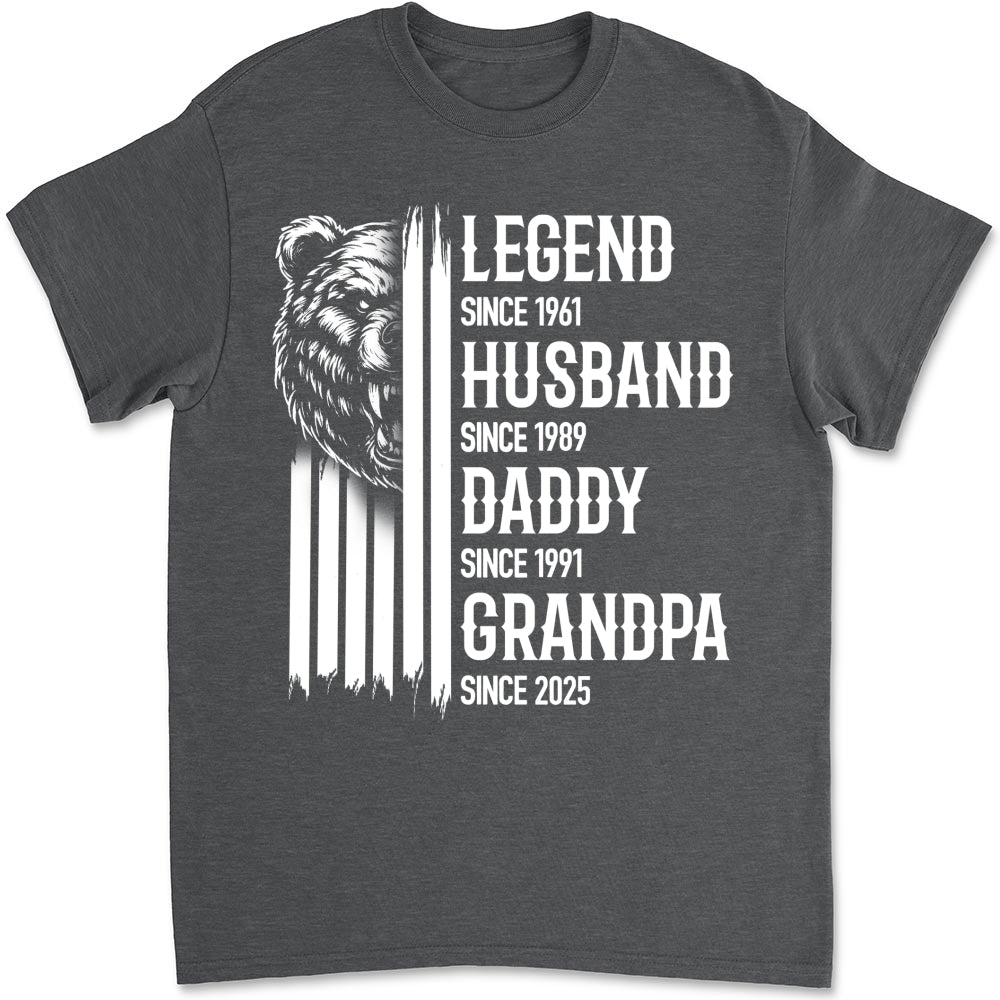 Custom Christmas & Birthday Gift for Dad, Grandpa • A True King - Personalized Shirt