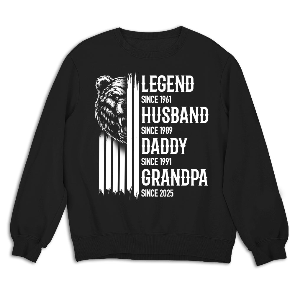 Custom Christmas & Birthday Gift for Dad, Grandpa • A True King - Personalized Shirt
