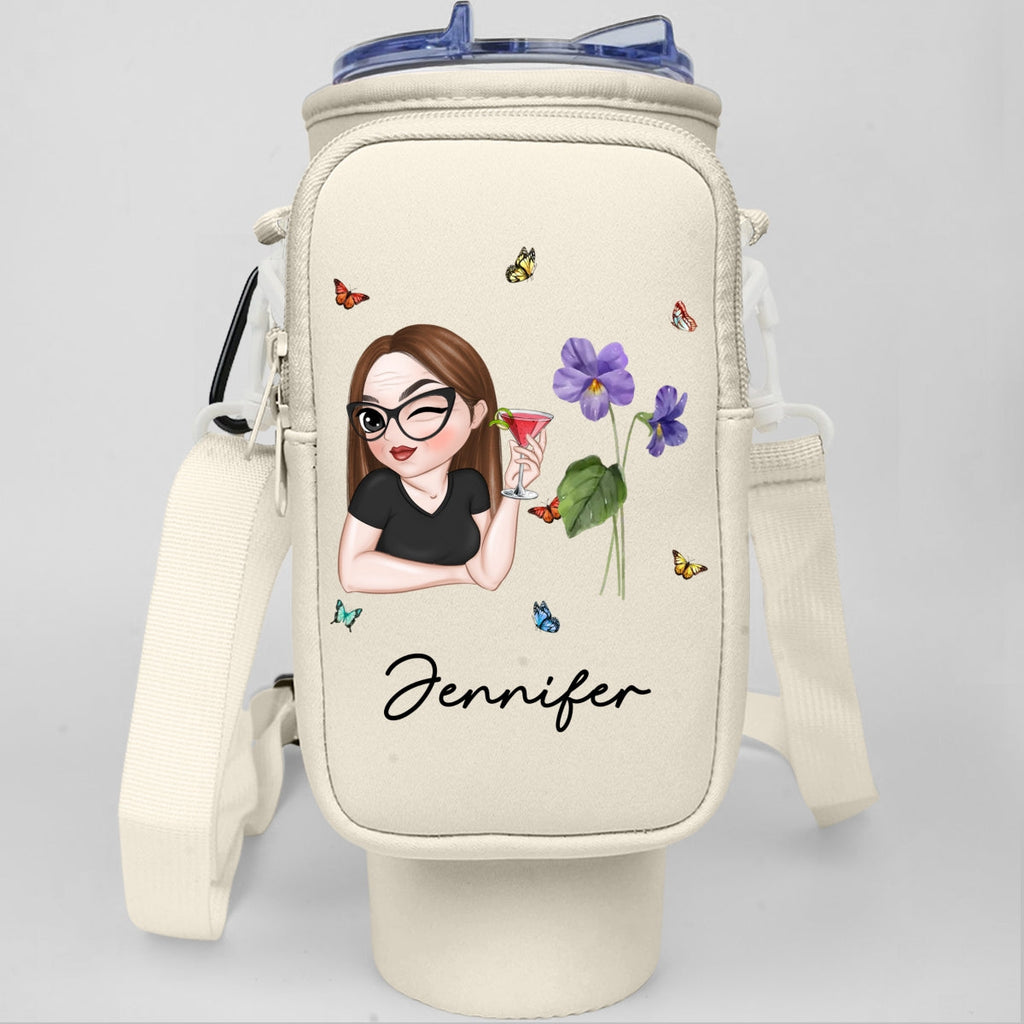 Beautiful Bestie - Personalized Water Bottle Carrier Bag