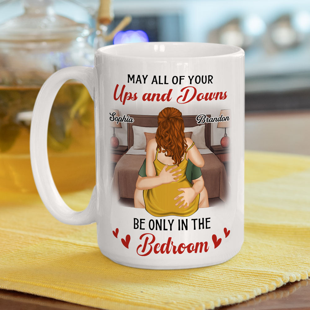 Custom Anniversary Keepsake Gifts For Couple • Ups And Downs - Personalized Coffee Mug