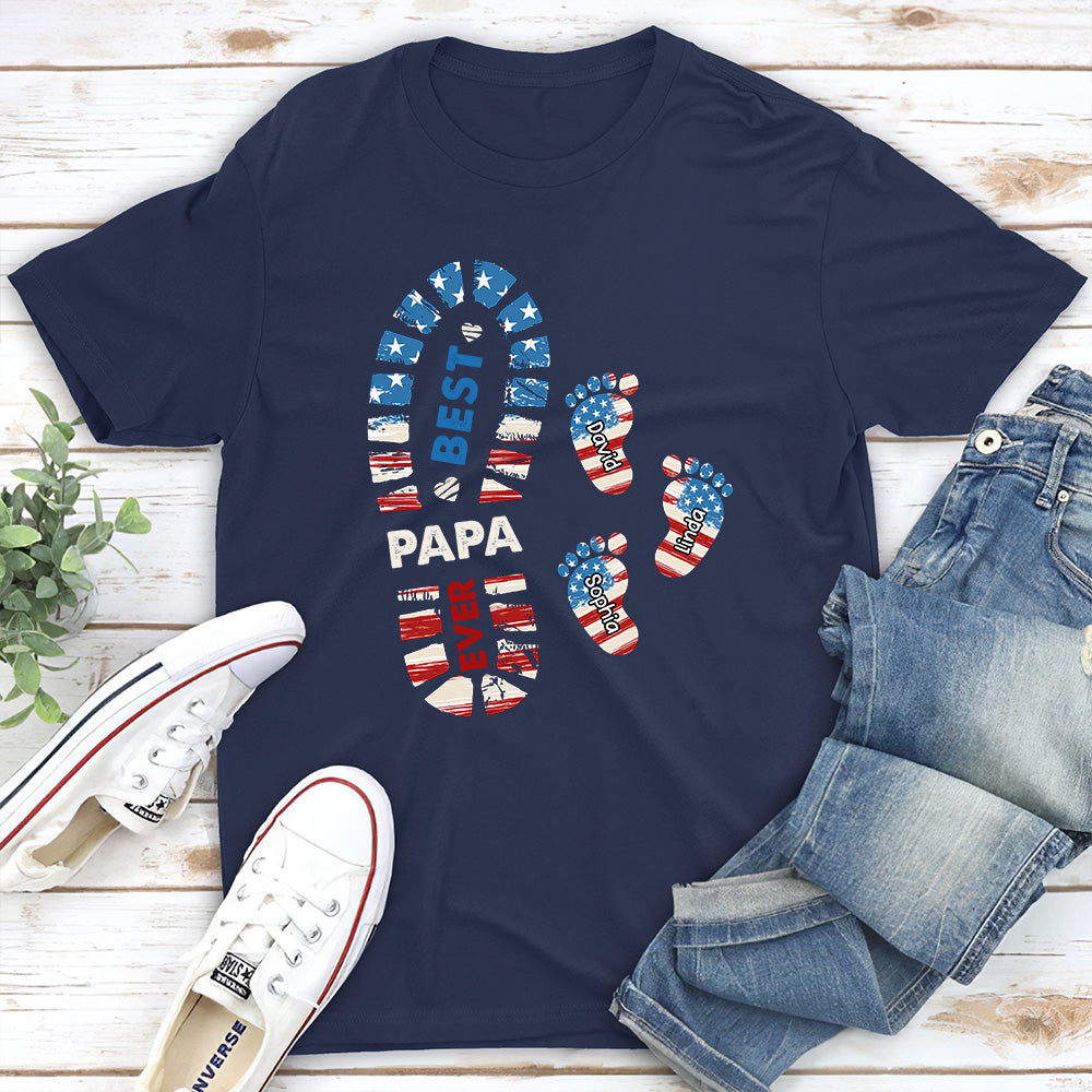 Custom Father's Day, Special Gift for Dad & Grandpa • Best Dad Ever 2 - Personalized Shirt