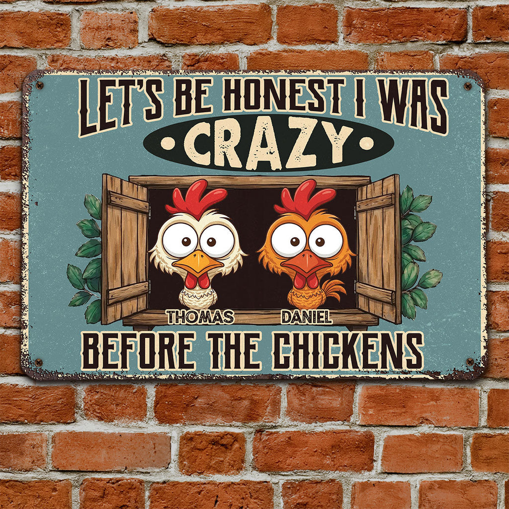Custom Home & Wall Decor, Birthday & Christmas Gift • I Was Fine Before - Personalized Metal Sign