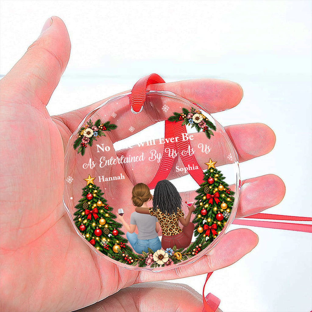 Custom Keepsake Christmas Ornament •  There Will Never Be Another - Personalized Glass Ornament