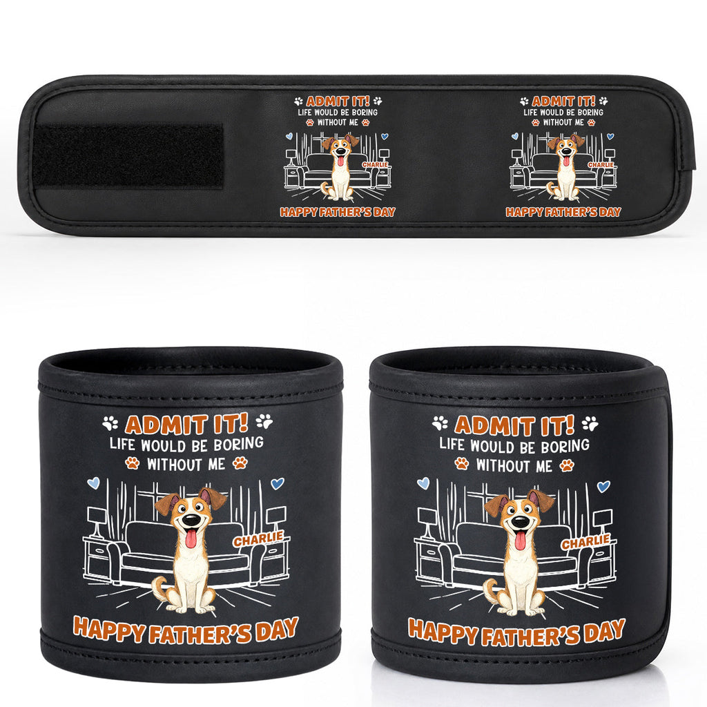 Admit It Crazy Funny Dog - Personalized Magnetic Tool Wristband