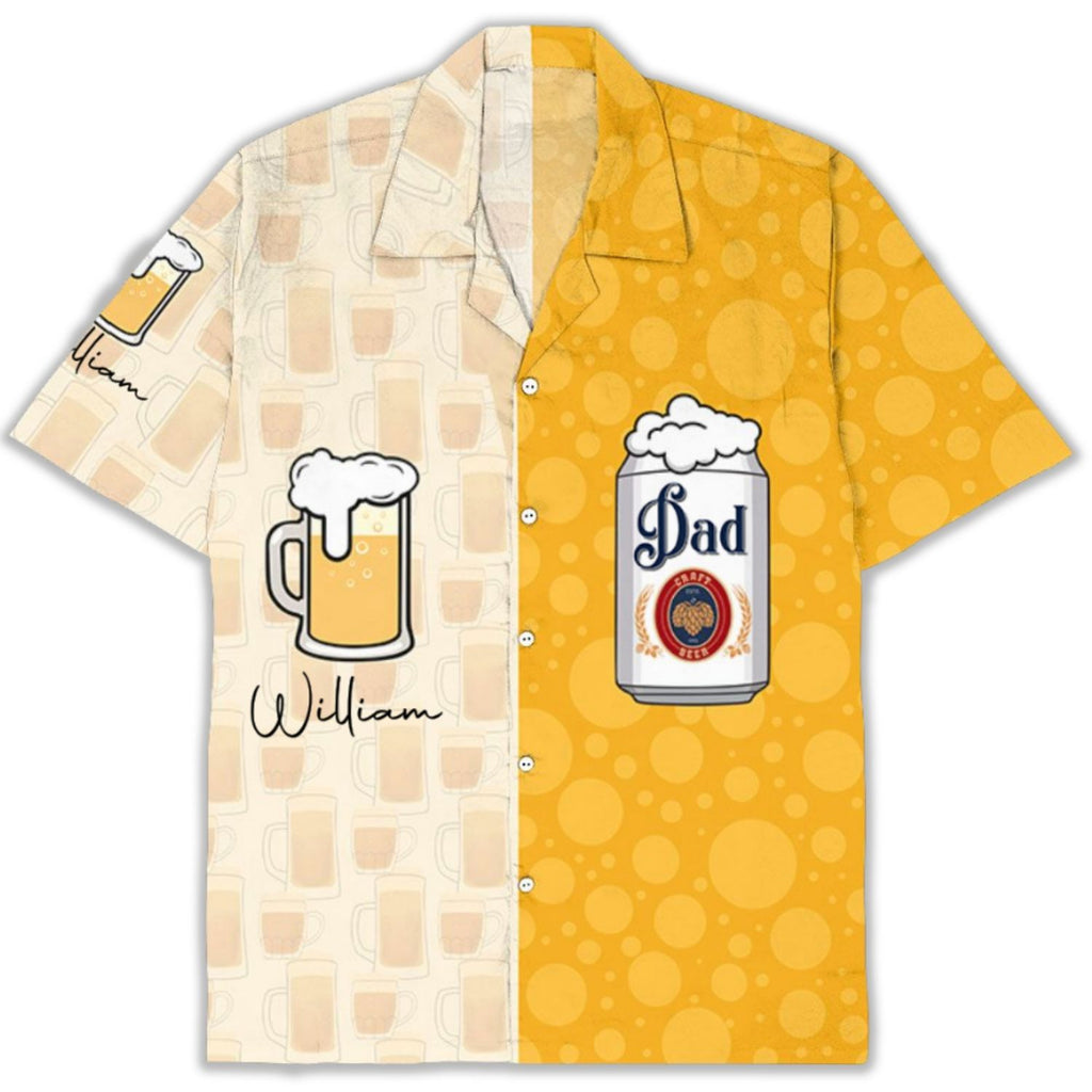 The Chill Daddy - Personalized Hawaiian Shirt