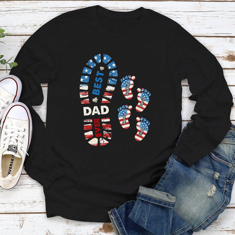 Custom Father's Day, Special Gift for Dad & Grandpa • Best Dad Ever 2 - Personalized Shirt