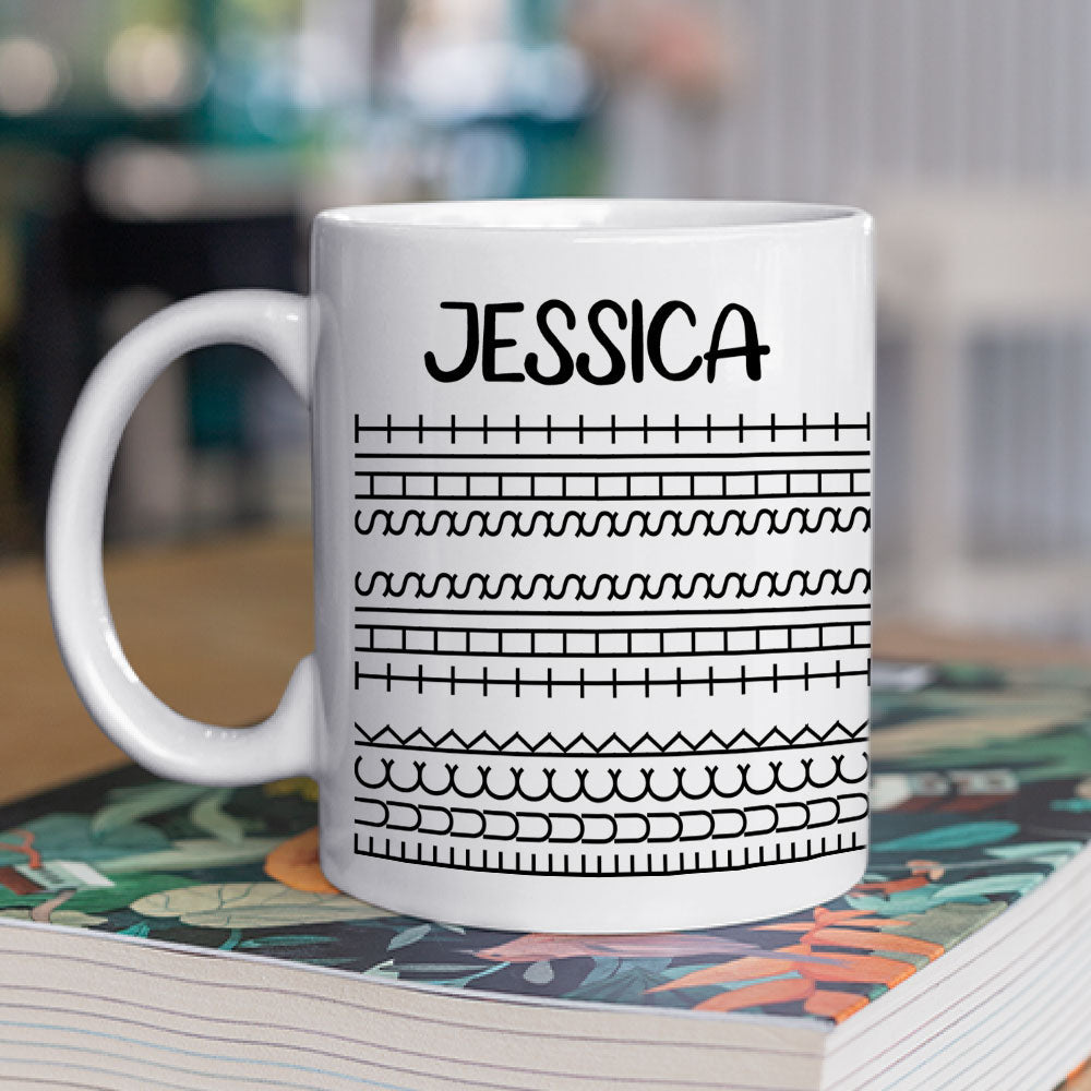 Custom Hidden Message Mug, Funny Gag Gift for Coworker Friend Girlfriend • Hidden Words Pure Poetry - Personalized Coffee Mug