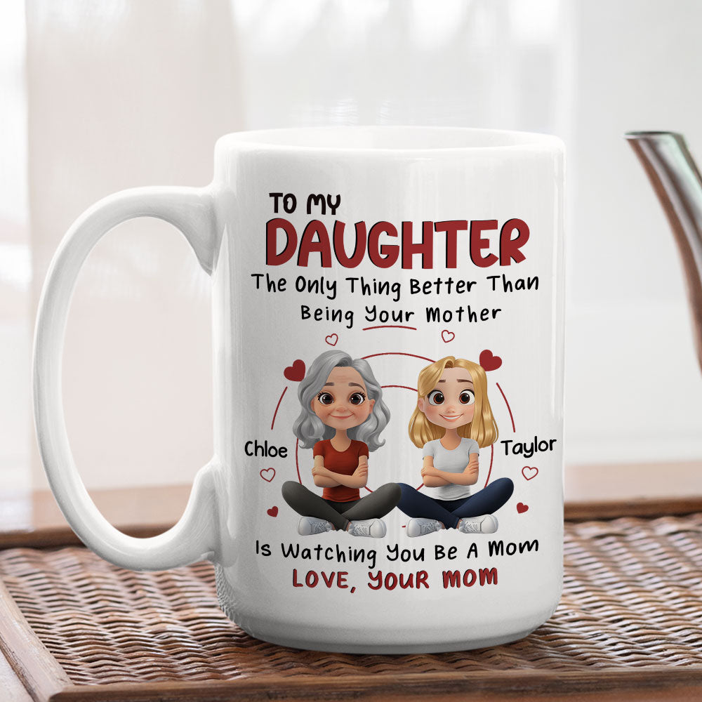 Custom Christmas & Birthday Gift for Daughter • To My Lovely Daughter - Personalized Coffee Mug