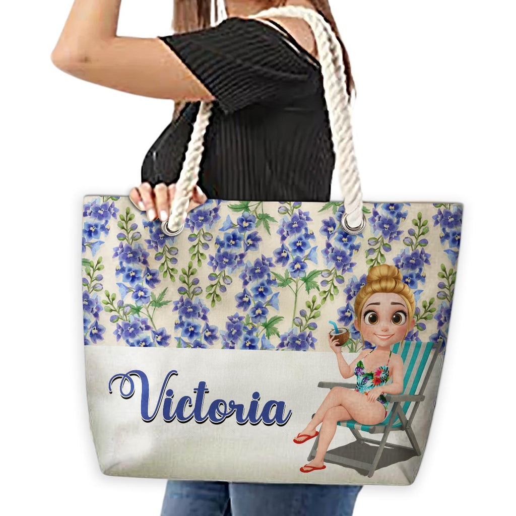 Sassy Summer Vibes - Personalized Beach Bag