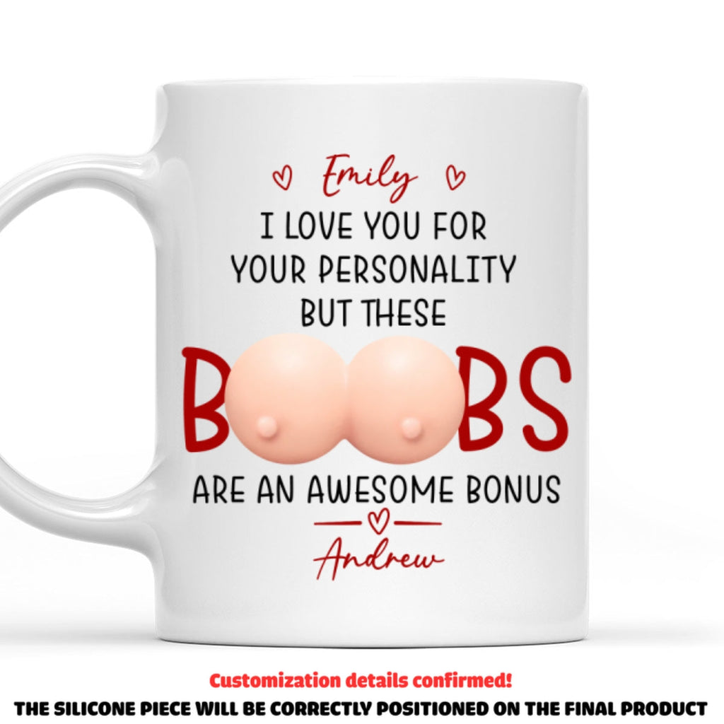 Custom Anniversary Keepsake Gifts For Couple • My Favorite Bonus - Personalized Squishy Mug