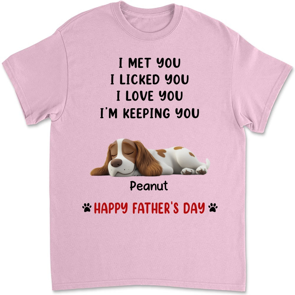 Custom Christmas & Birthday Keepsake Gift • White Ver We Licked And Love You Ver Pet - Personalized Shirt