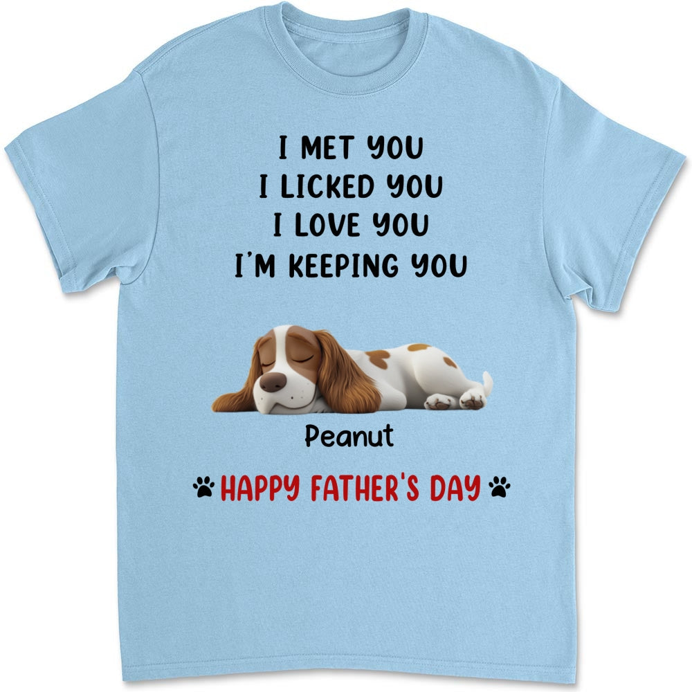 Custom Christmas & Birthday Keepsake Gift • White Ver We Licked And Love You Ver Pet - Personalized Shirt