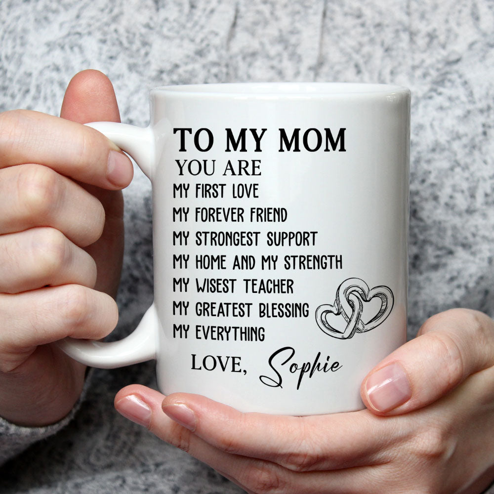 Custom Christmas & Birthday Gift for Mom • Mom Is My Everything - Personalized Mug