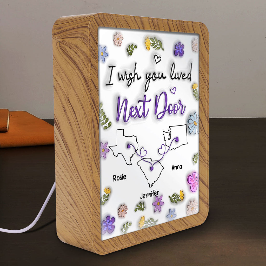 I Wish We Lived Closer - Personalized Magic Mirror
