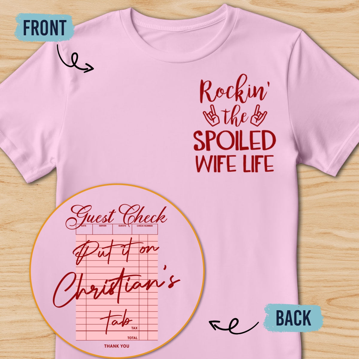 Custom Christmas & Birthday Keepsake Gift • Cute But Financially Supported - Personalized Shirt