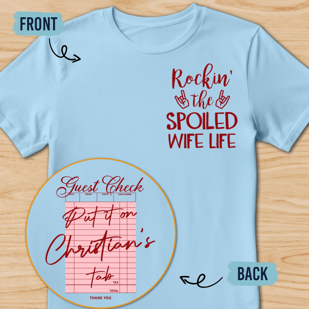 Custom Christmas & Birthday Keepsake Gift • Cute But Financially Supported - Personalized Shirt