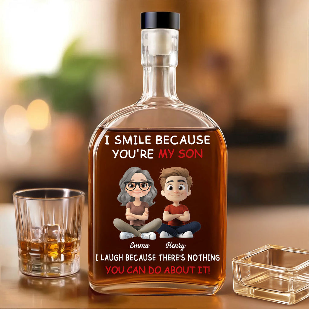 For Son - Personalized Spirits Decanter