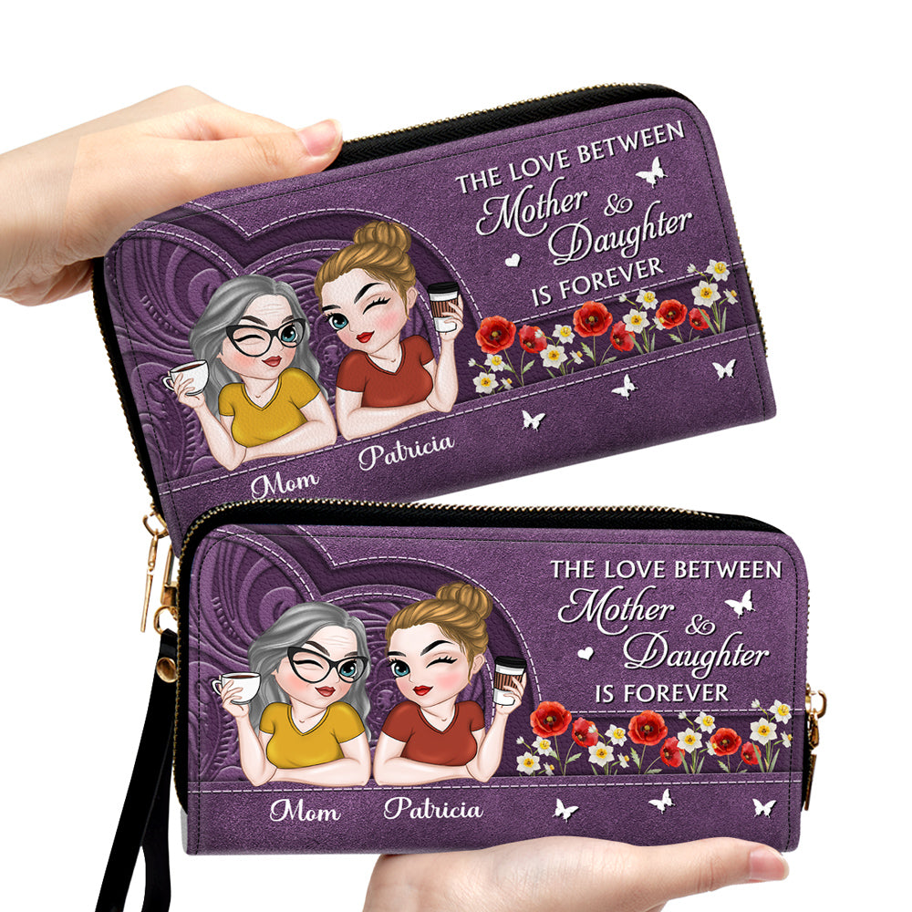 Remember I Love You Mom - Personalized Leather Wallet