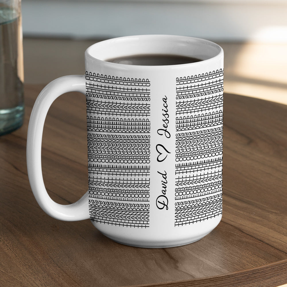 Custom Anniversary Keepsake Gifts For Couple • Thanks For The Wild Rides - Personalized Coffee Mug