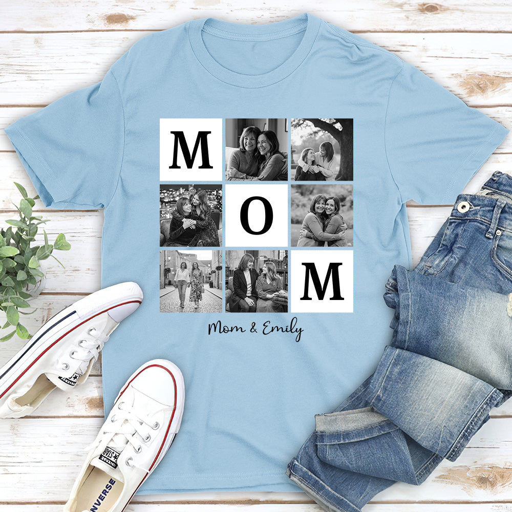 Custom Photo Mother's Day Gift for Mom & Grandma • My Forever Hero Mom - Personalized Shirt