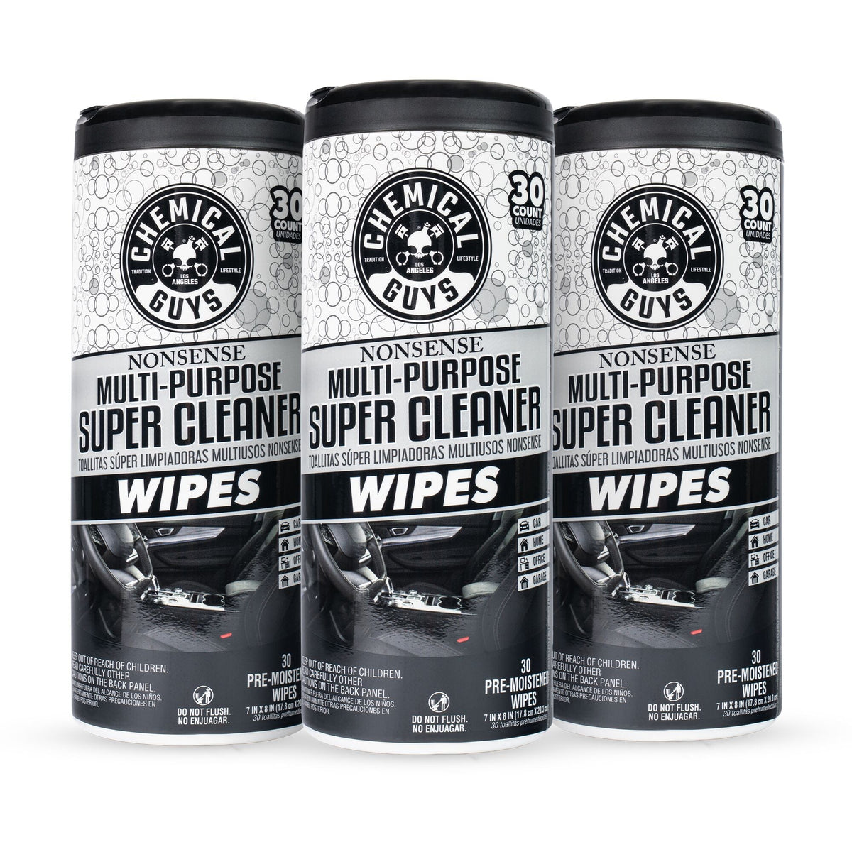 Nonsense Multi-Purpose Super Cleaner Wipes 3-Pack Kit
