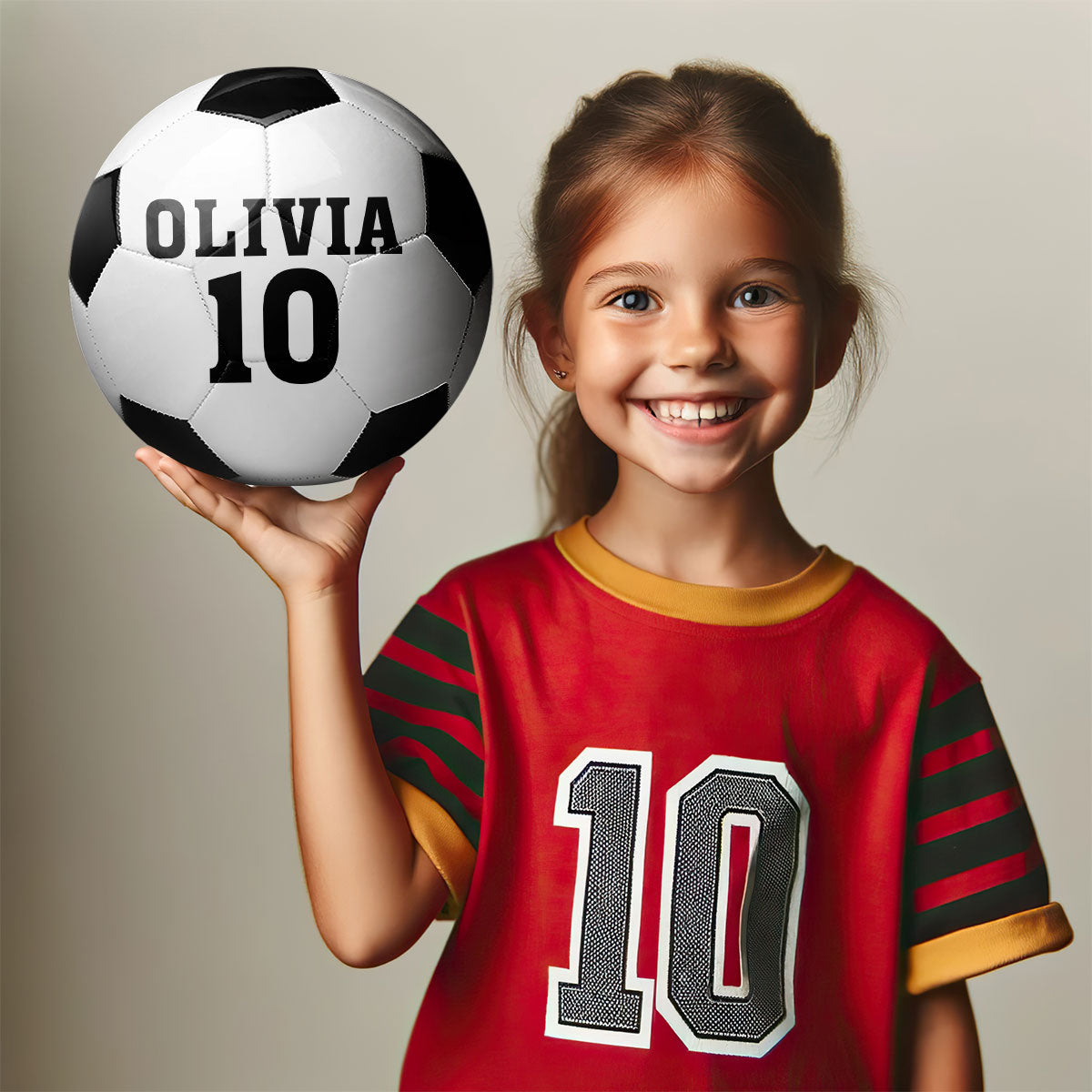 Personalised Football With Name And Number