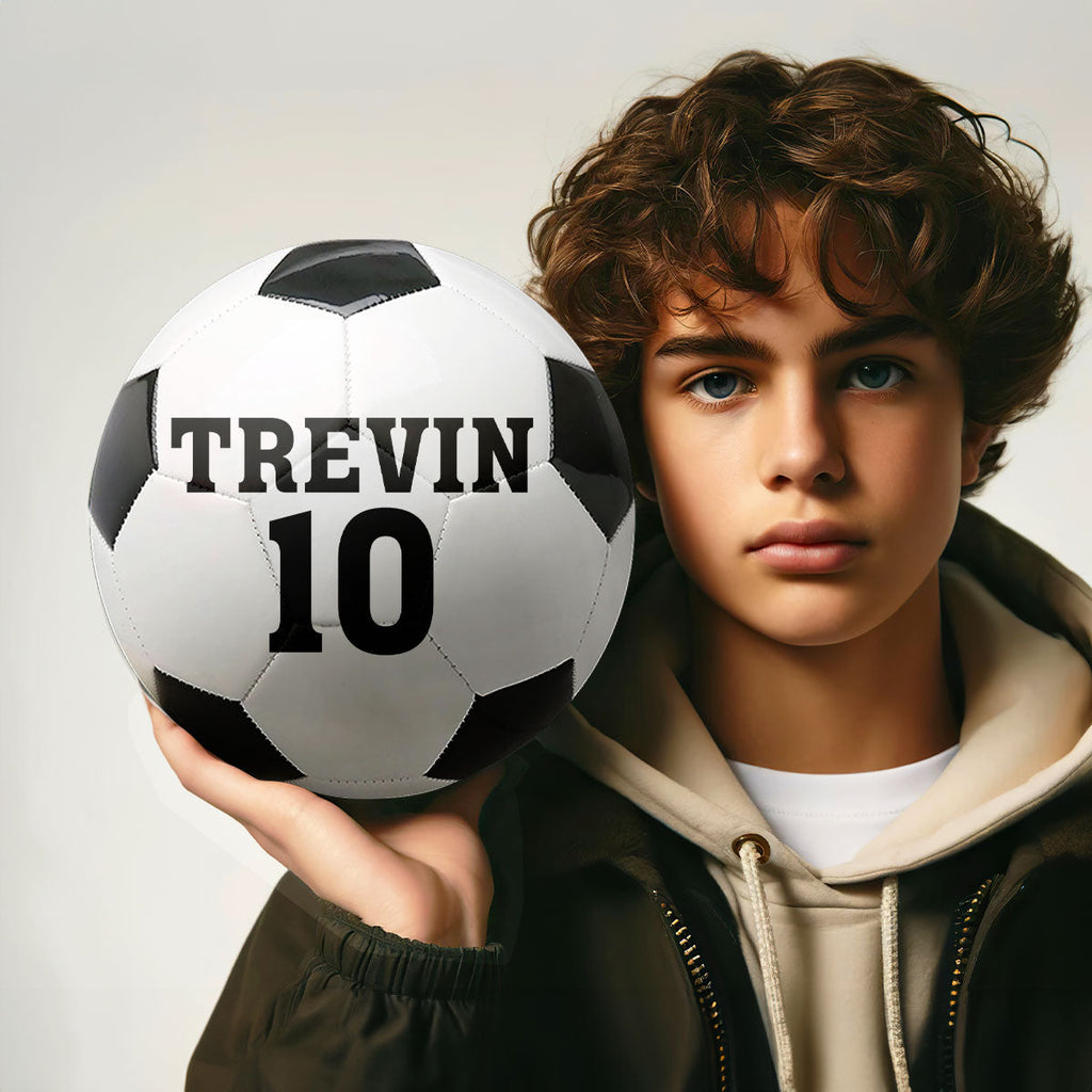 Personalised Football With Name And Number