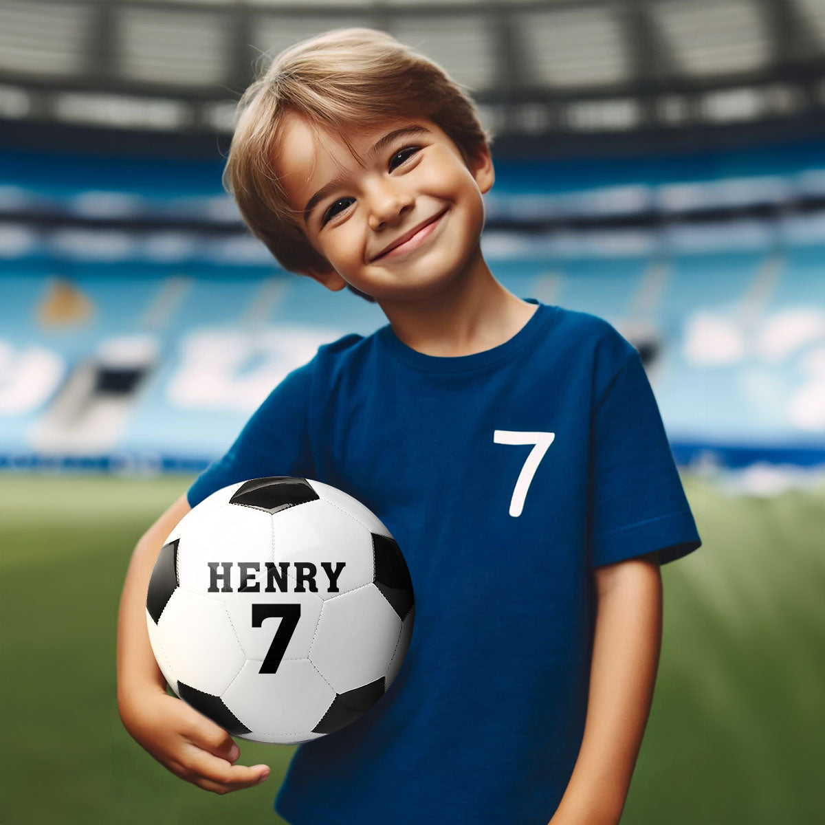 Personalised Football With Name And Number