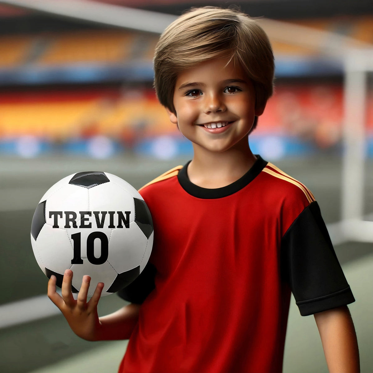 Personalised Football With Name And Number