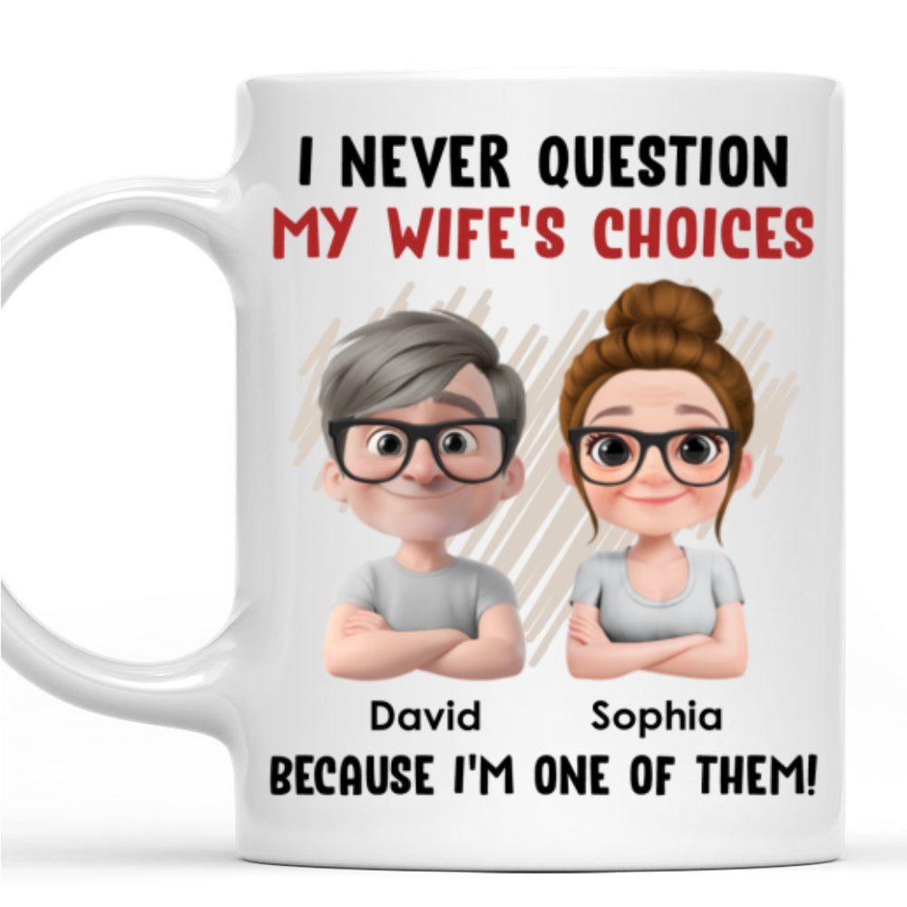 Custom Anniversary Keepsake Gifts For Couple • Chosen And Loved - Personalized Coffee Mug