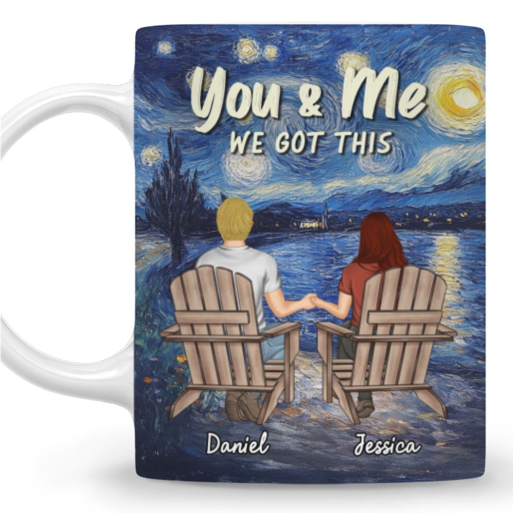 Custom Anniversary Keepsake Gifts For Couple • Together We Got This - Personalized Coffee Mug