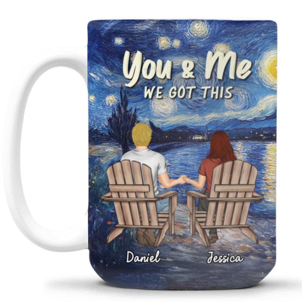 Custom Anniversary Keepsake Gifts For Couple • Together We Got This - Personalized Coffee Mug