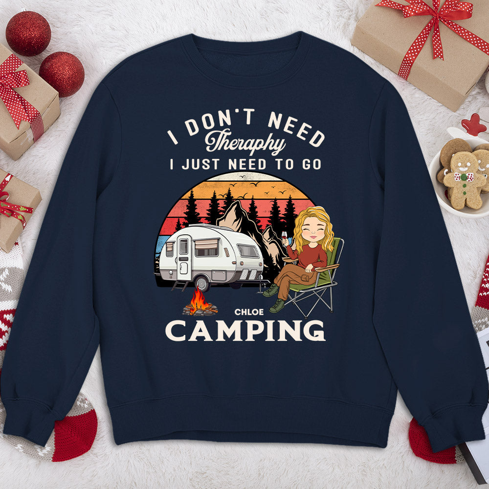 Custom Christmas & Birthday Keepsake Gift • Therapy Camping 2 - Personalized Sweatshirt