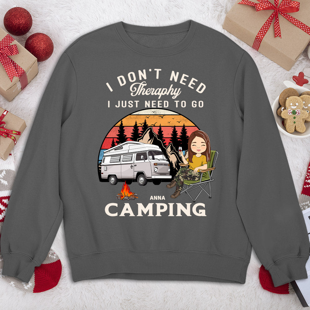 Custom Christmas & Birthday Keepsake Gift • Therapy Camping 2 - Personalized Sweatshirt