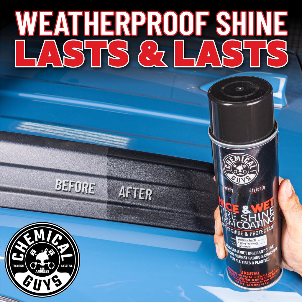 Nice and Wet Tire Shine Trim Coating Spray - image 8