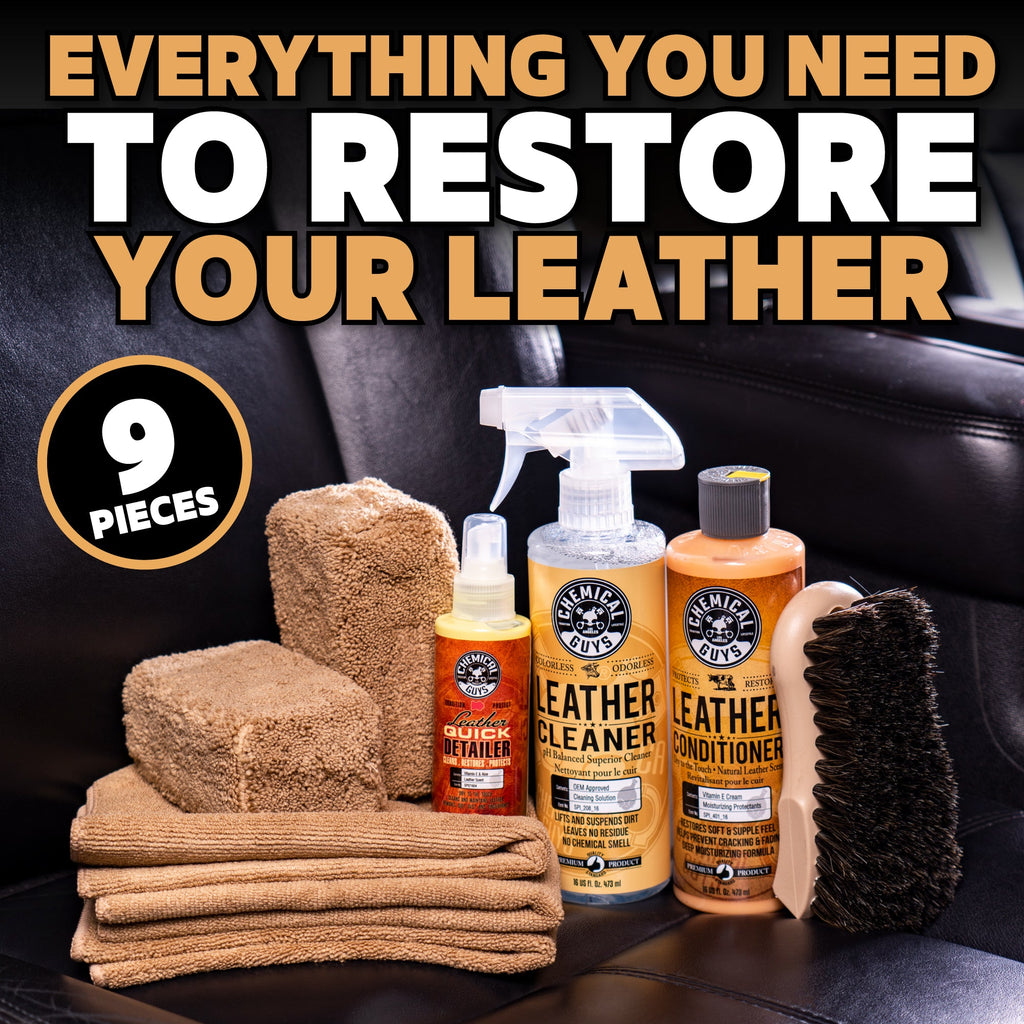 Leather Cleaner and Conditioner Care Kit