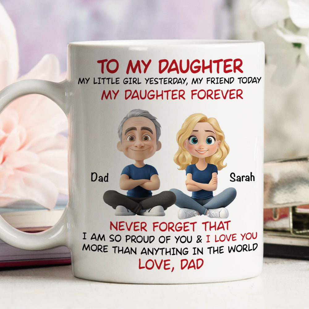 Custom Christmas & Birthday Keepsake Gift • My Little Boy Yesterday - Personalized Coffee Mug
