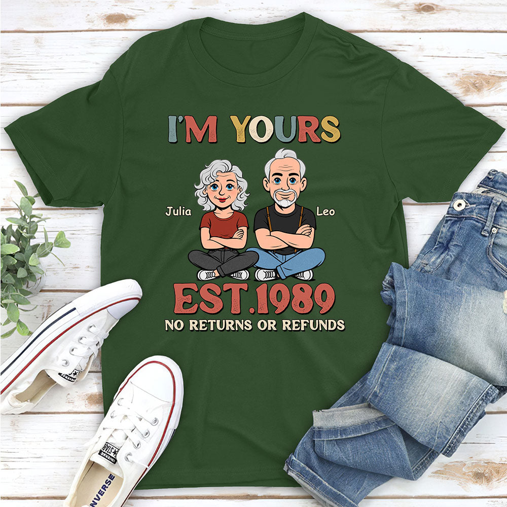 Custom Christmas Anniversary Keepsake Gifts For Husband • I Am Yours - Personalized Shirt