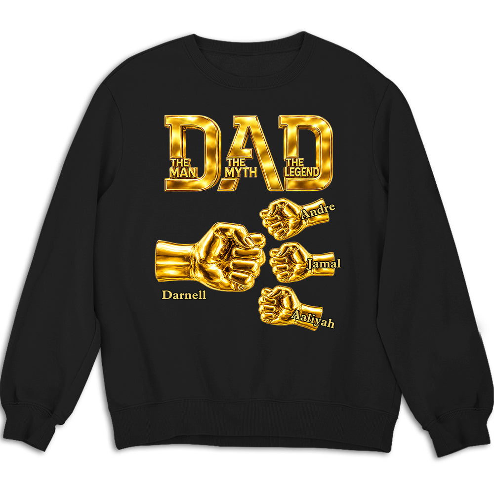 Custom Christmas Anniversary Keepsake Gifts For Husband • Dad The Legend - Personalized Shirt