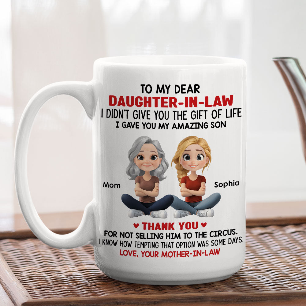 Custom Christmas & Birthday Keepsake Gift • The Gift Of Life - Personalized Coffee Mug