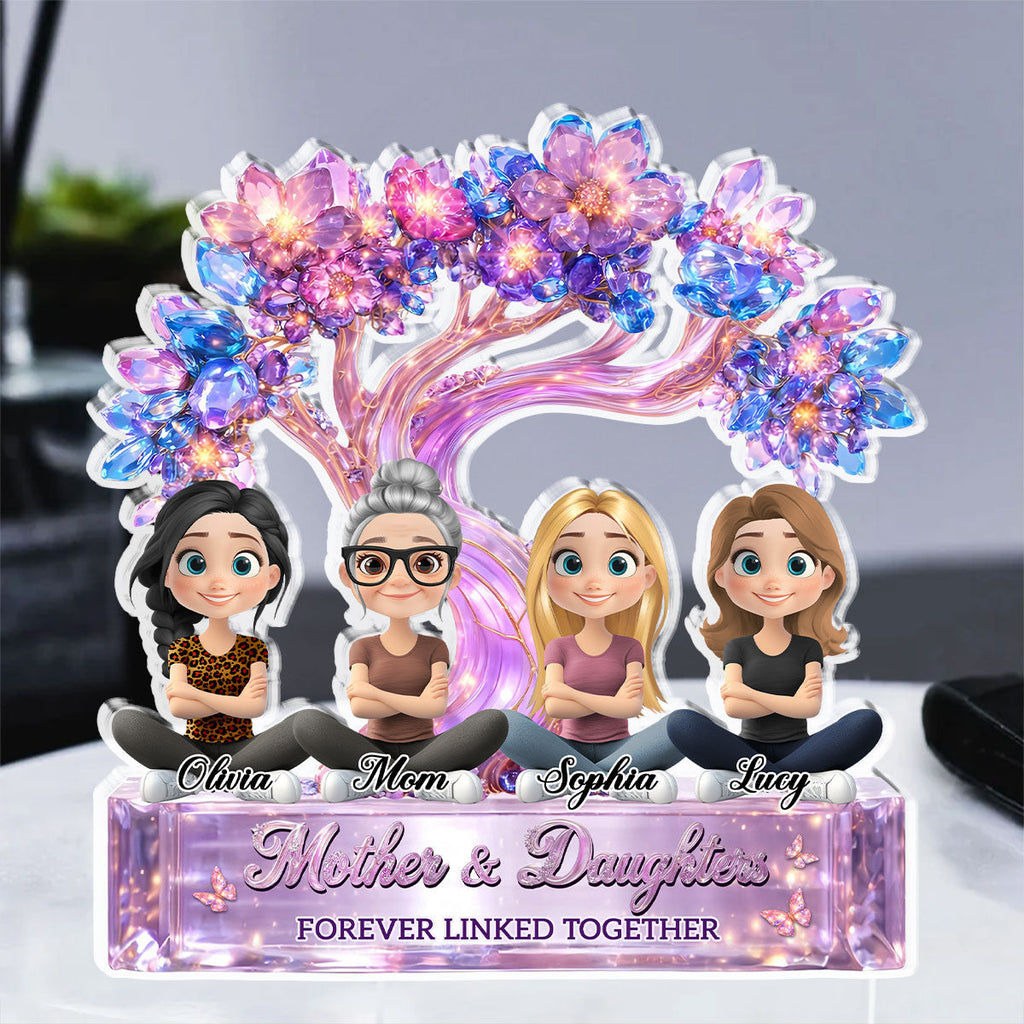 Custom Mother's Day Decor, Gift for Mom & Grandma • Love Mommy Forever - Personalized Acrylic Plaque
