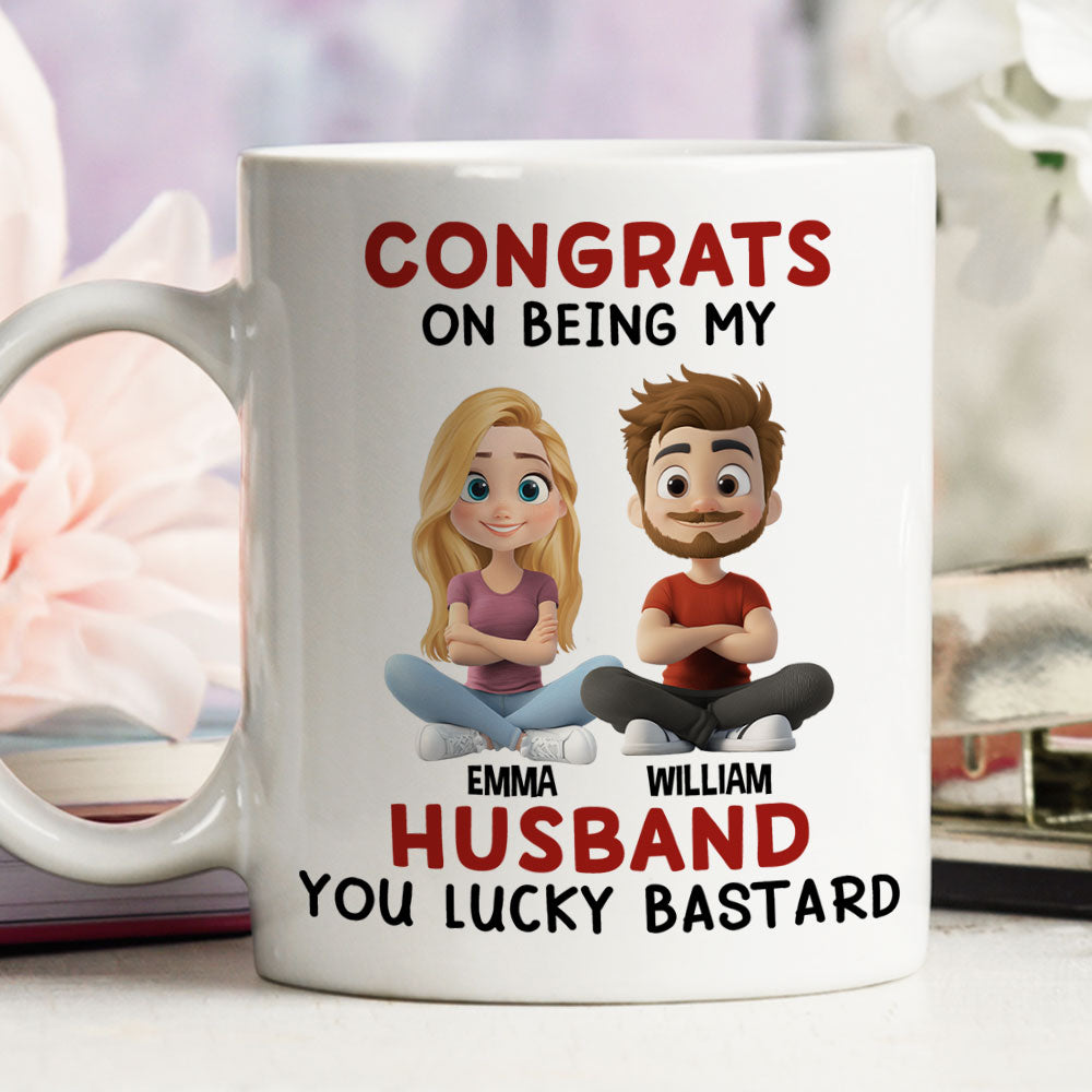Custom Anniversary Keepsake Gifts For Couple • Being My Husband - Personalized Coffee Mug