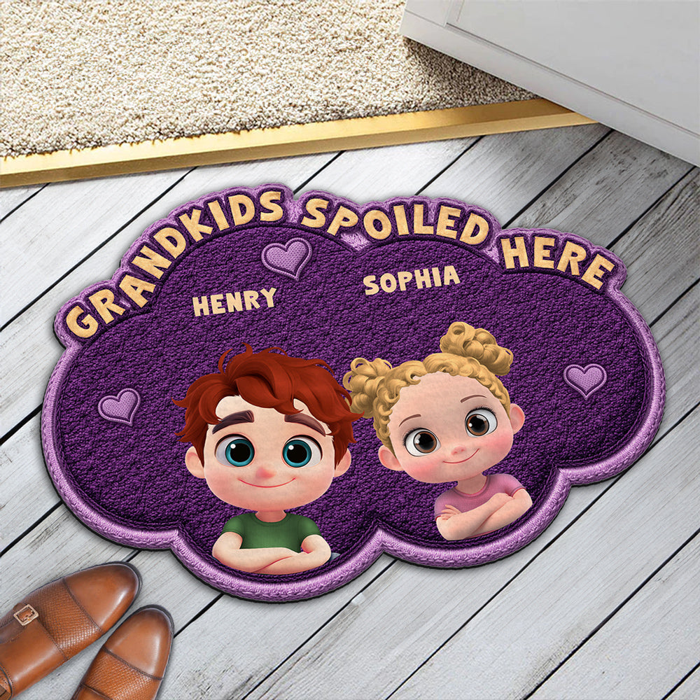 Grandmas Little Makers Multicolor - Personalized Doormat