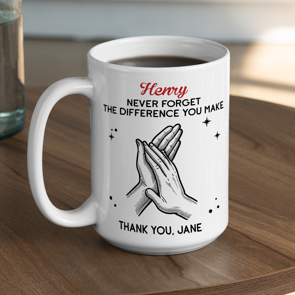 Custom Coworker, Christmas & Birthday Team Appreciation Gift • Thank You - Personalized Coffee Mug