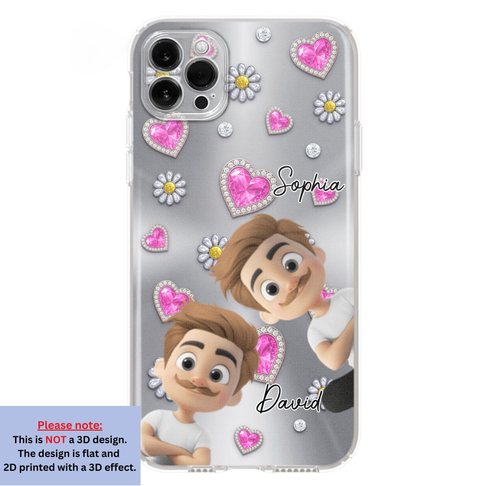 My Lovely Grandkids - Personalized 3D Effect Phone Case