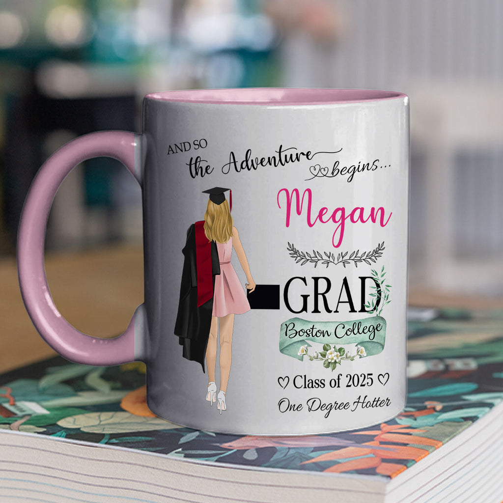 Custom Christmas & Birthday Keepsake Gift • One Degree Hotter - Personalized Accent Mug
