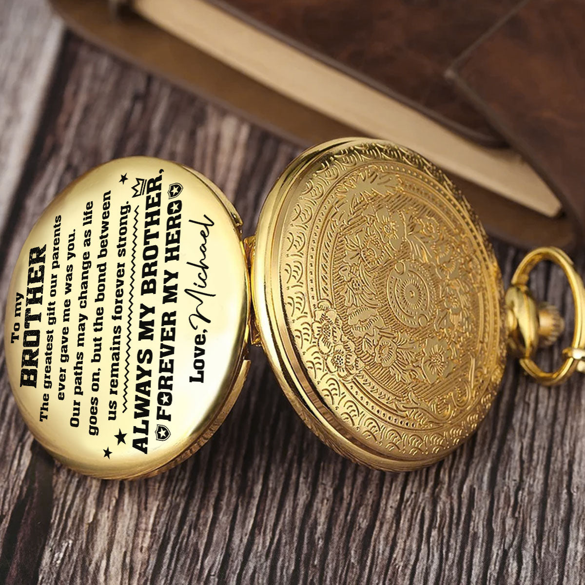 A Bond That Never Fades - Personalized Pocket Watch